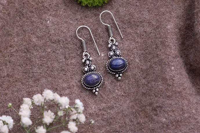 Lapis Lazuli Earring | Protection